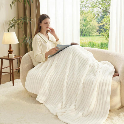 Cozy Elegance Plush Blanket